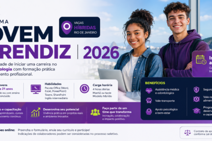 Radix abre inscrições para Programa Jovem Aprendiz 2026 com vagas híbridas no Rio 3 seletivo jovem aprendiz