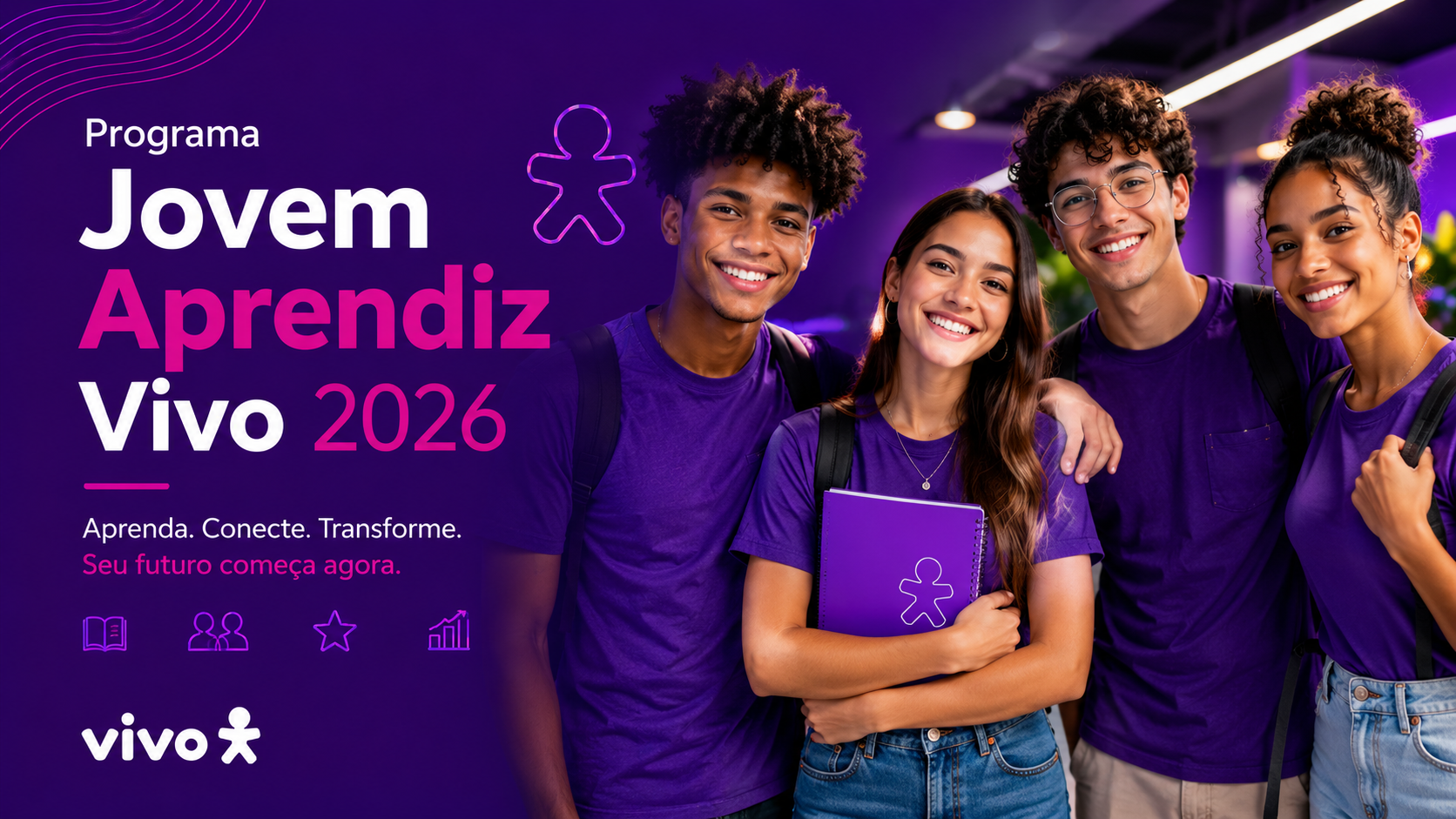 Programa Jovem Aprendiz Vivo 2026: Vagas Abertas e Como se Inscrever 1 Programa Jovem Aprendiz Vivo 2026: Vagas Abertas